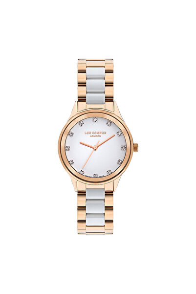 Lee Cooper Kadın Saati, Sedef Kadran, Rose Kasa, Rose Kordon, Quartz, 3ATM, Lc07874.430