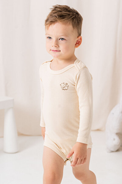 irkkids بدلة أطفال قطنية سوبر سناب - Zıbın بأكمام طويلة