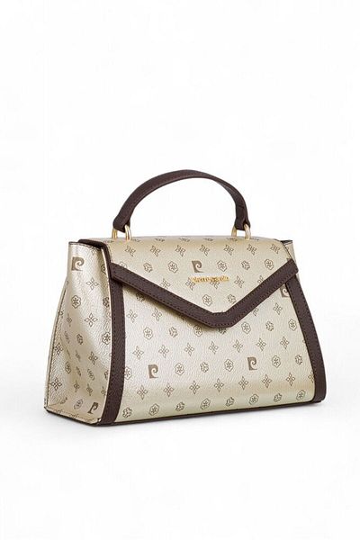 Pierre Cardin Monogram Gold Women's Handbag 05Pc24K812-Mn