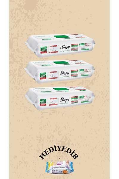 Sleepy SleepyEasy Clean White Mopa - Soap Additive, Compatible Floor Cleaning Towel, 150 Sheets with GIFT