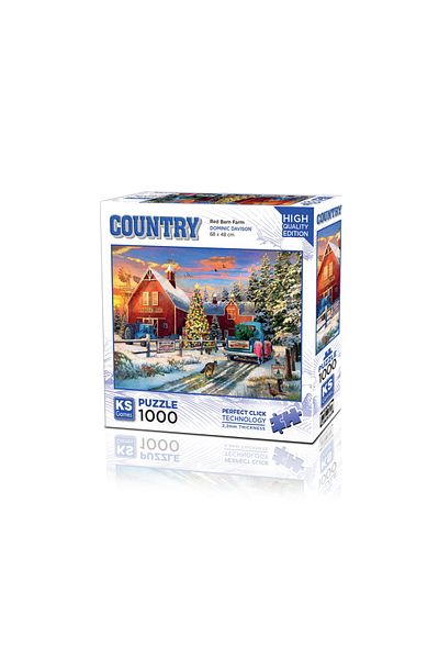 Ks Games Red Barn Farm 1000 Piece Puzzle