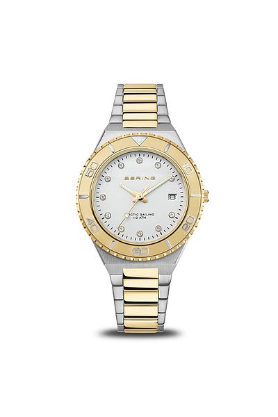 Bering 18936-710 Women's Silver Gold Steel Watch