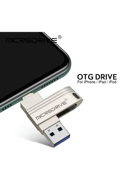 MicroDrive 128 GB USB DUAL PORT APPLE COMPATIBLE USB 3.0 FLASH