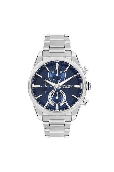 Lee Cooper Lc07947.390 Men's Metallic Color Cord - 5 Atm Water Resistant, Activated All Functions