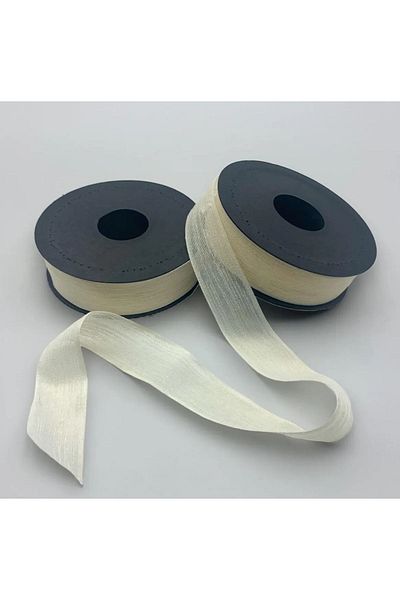 Nikah Şekeri Market 20 Meters Linen Ribbon Nopeli Decoration - 2.5 Cm, Gift Promise Engagement Wedding Favors