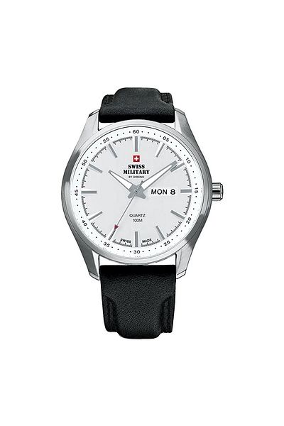 Swiss Military By Chrono SM34027.06 ساعة يد رجالية من الفولاذ المقاوم للصدأ