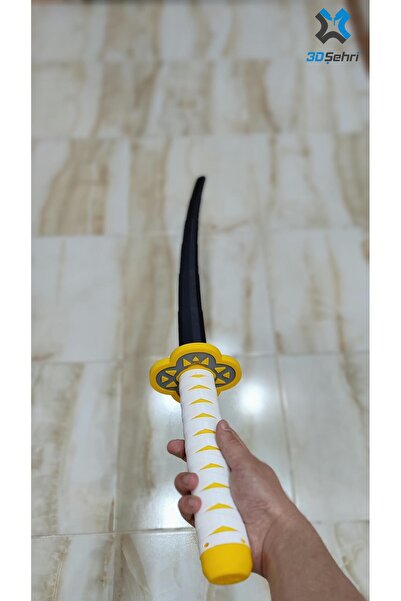 3DŞehri Zenitsu Katlanır Kılıç | Demon Slayer 115 Cm