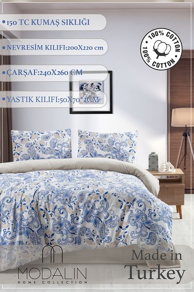 Acacia Hürrem Single Duvet Cover Set