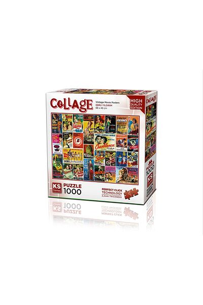 Ks Games Vintage Movie Posters 1000 Piece Puzzle