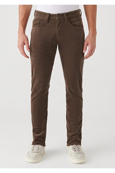 Mavi M0035135666 Marcus Major Brown Corduroy Erkek Jean Pantolon