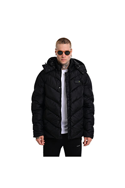 Sportive Zamora Erkek Siyah Günlük Stil Mont 24KE019-SYH