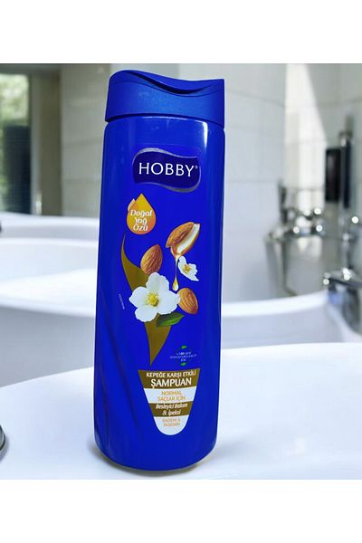 Hobby Almond Oil & Jasmine Blossom Extract Shampoo-500Ml-Natural Oil Extract