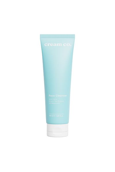 Cream Co. 150 ml feuchtigkeitsspendendes Gesichtsreinigungsmittel für Frauen, sanftes und beruhigendes Gesichtswaschmittel für jede Haut, Make-up