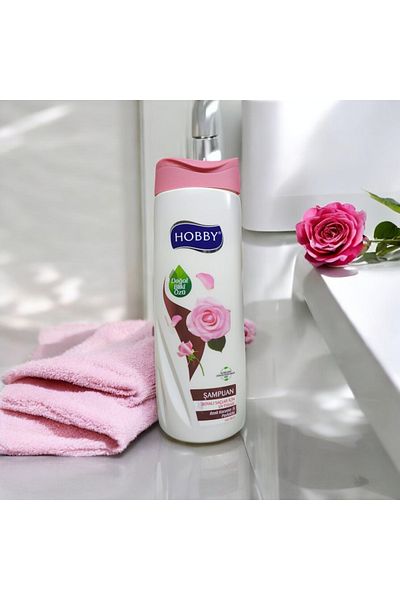 Hobby Rose Extract Shampoo 500ml Natural Plant Extract - Uv Filtered - Color Protection & Shining