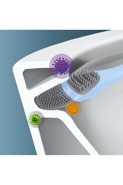 Skygo Duck Design Silicone Toilet and Fine Detail Brush