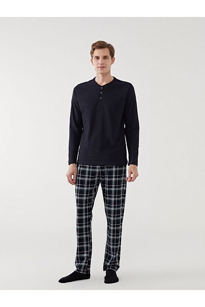 LC Waikiki Σετ ανδρικών πιτζάμες Standard Fit LCWK