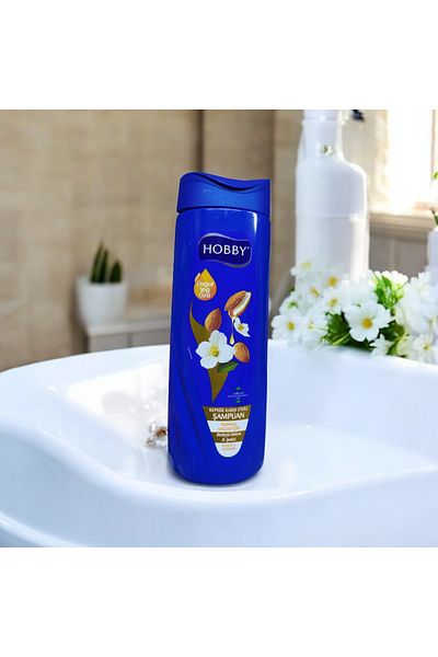 Hobby Almond Oil & Jasmine Blossom Extract Shampoo-500Ml-Natural Oil Extract