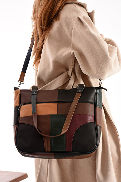 Erzeno Geantă de mână și de umăr pentru femei de lux din piele naturală |   O piele naturală colorată de calitate