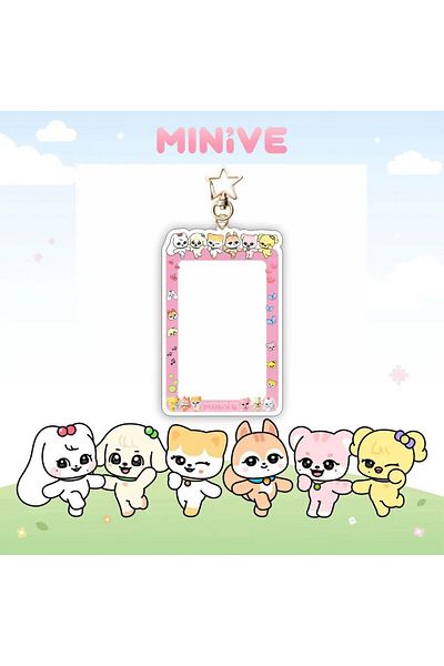 Kpop Dünyasi Ive Minive "Minive" Hard Cover Card Holder/Keychain