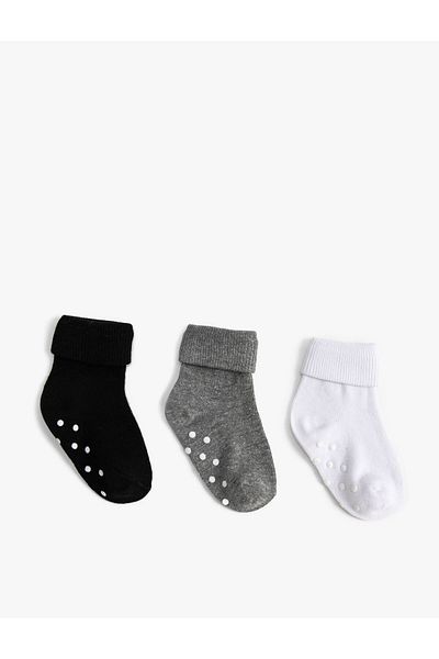 Koton Set of 3 Colorful Socks Cotton