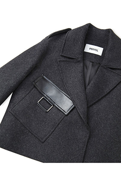 İpekyol Palton din piele artificială