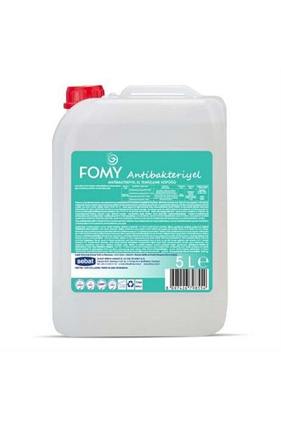 Fomy Antibacterial Foam Soap Safe Deep Cleaning, Long-Lasting Hygiene 5 Lt
