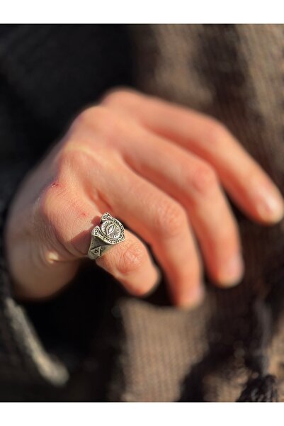 CAPO by Aytaç Yamaç Denizci Stili Şanslı Nal Tek Göz Ayarlanabilir Yüzük Eski...