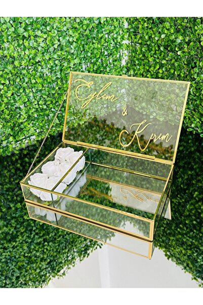 bt bera tasarım Kız Isteme Çikolata Kutusu Cam Kutuda Söz Nişan Çikolata Kutu...