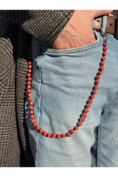 CAPO by Aytaç Yamaç Jasper Doğal Taş Pantolon Zinciri Pantolon Askısı Anahtar...