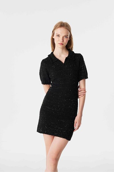 Twist Rochie brodata cu paiete