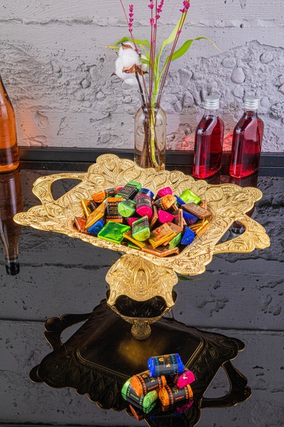 Sena Kaideli Dikdörtgen Çikolatalık, Şekerlik, Çerezlik, Meyvelik (246-K)