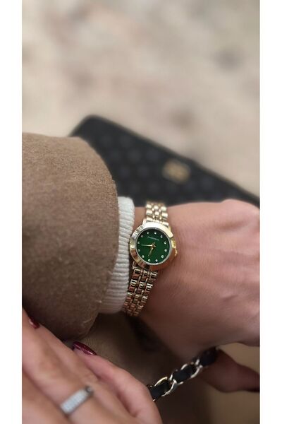 Has Gold-Yeşil Kadın Saati