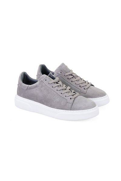 Desa Kaden Gray Men's Suede Leather Casual Shoes