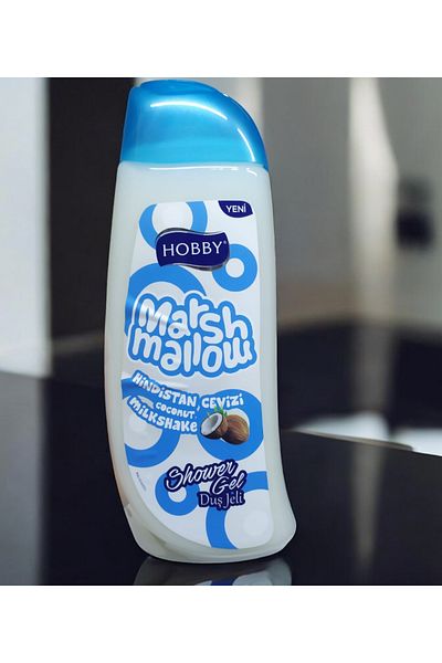 Hobby Marshmallow Coconut Extract Shower Gel 500ml