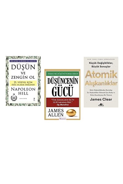 Koridor Yayıncılık ATOMIK ALISKANLIKLAR +DUSUN VE ZENGIN OL + DUSUNCENIN GUCU...