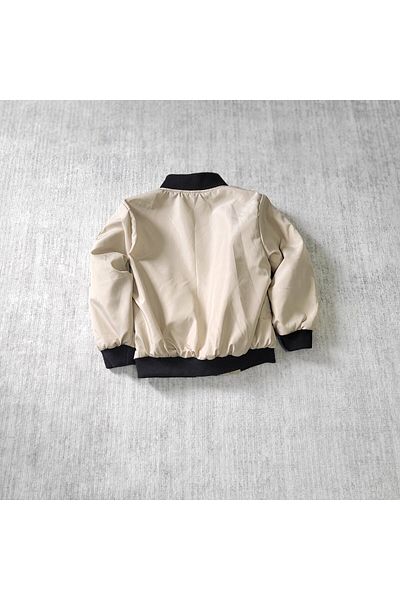 minnak ayak Bomber College Jacket Unisex Girl's Boy's Coat Rainproof Winter
