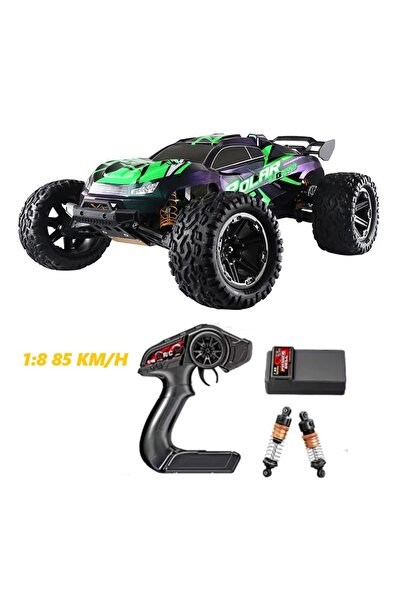 TRUST STORE ELEKTRİKLİ RC 1:8 ÖLÇEK SERVO MOTOR SÜSPANSİYONLU ARAZİ ARACI SPOR ARAÇ 85 KM HIZ RC ARAÇ Yeşil