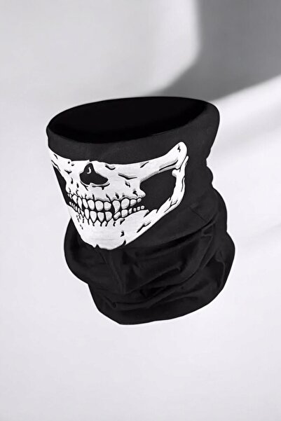 KANİNCHEN Kuru Kafa Buff Skeleton Mask Mască pentru motocicliști Guler pentru...