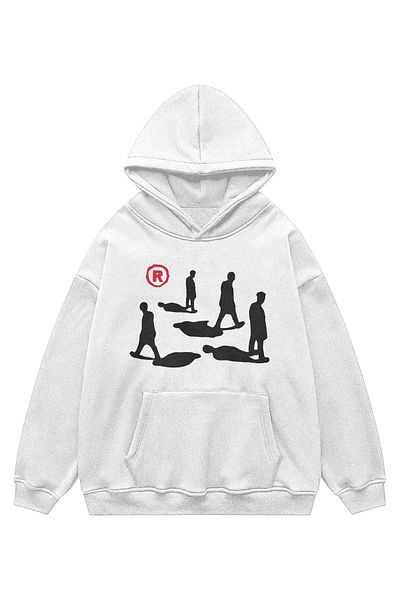 Disante Unisex Silhouettes Sweatshirt Hooded Hoodie