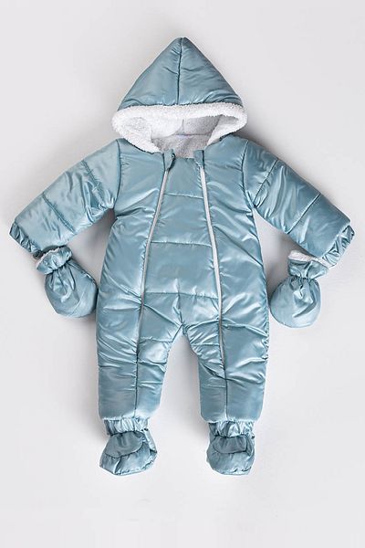 MAİBELLA Cold and Waterproof Non-Marking Hooded Winter Girl Boy Baby Astronaut Jumpsuit Cosmonaut Jumpsuit