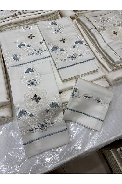 incisecrethome Best Model Pique and Duvet Cover Set 7 Pieces..