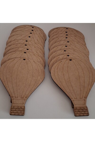 Ebrulisler مجموعة هوايات فنية مكونة من 20 قطعة من بالونات الهواء الخشبية للنش...