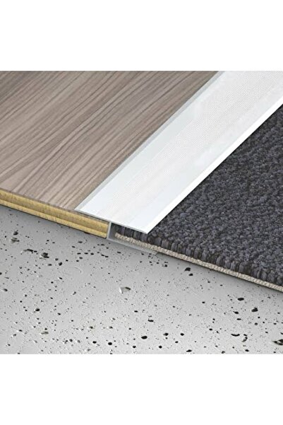 Nalbur Bakkal Alüminyum Z Parke Geçiş Profil Çıtası 84 Cm Kot Fark Çıtası