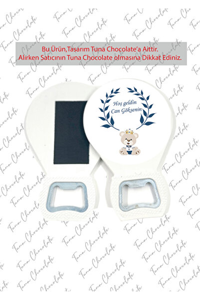 TuNa Chocolate 25 Adet Ayıcık Temalı Balon Magnet Açacak