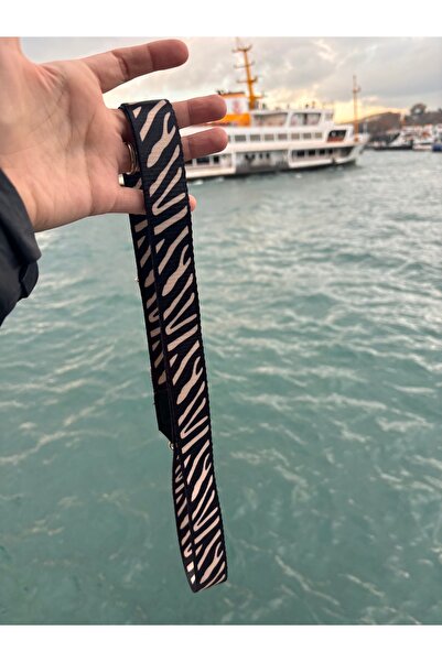 Bushco Store Krem Kahve  Desenli Telefon Askısı Boyunluk Askısı