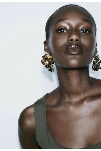 DESİGNEDBYD Design Lüks Tasarım Küpe Parti Düğün Kutlama Özel Gün Özel Tasarım