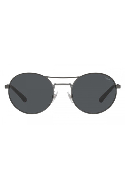 Polo Man Round Sunglasses- Ph 3142 - Lense Size:52mm - Semishiny Dark Gunmetal