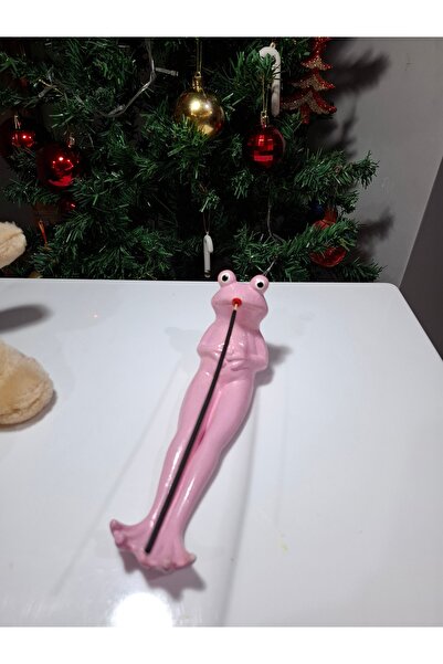 TÜRKÜ HEDİYELİK Polyester Kurbağa Çubuk Tütsülük - Frog Incense Burner - Ev d...