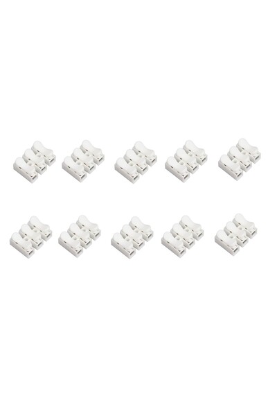 Monte Lua Vidasız, Yaylı, Sıra Buat Kablo Klemens, 3'lü, 3 PİNLİ, YAYLI KLEME...