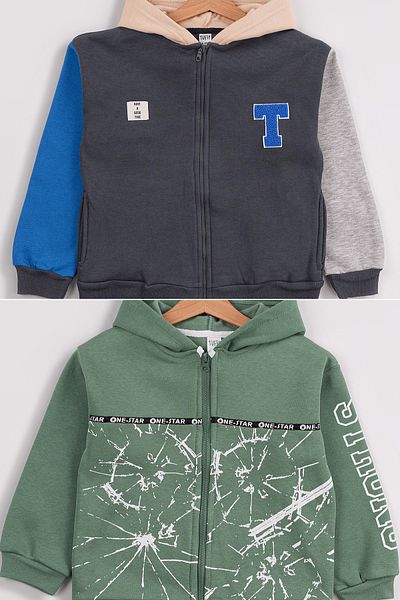 Harika KIDS Boy's 2-Pack Basic Cardigan